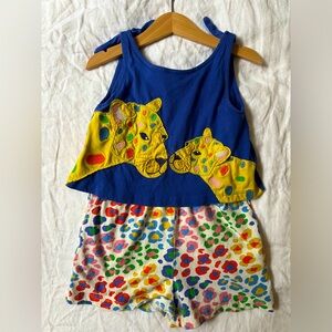 Boden leopard romper